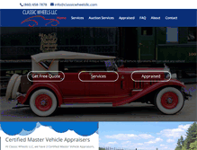 Tablet Screenshot of classicwheelsllc.com